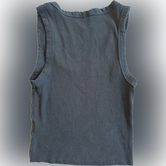 H&M Black Ribbed Tank Top - Picture 2 of 3